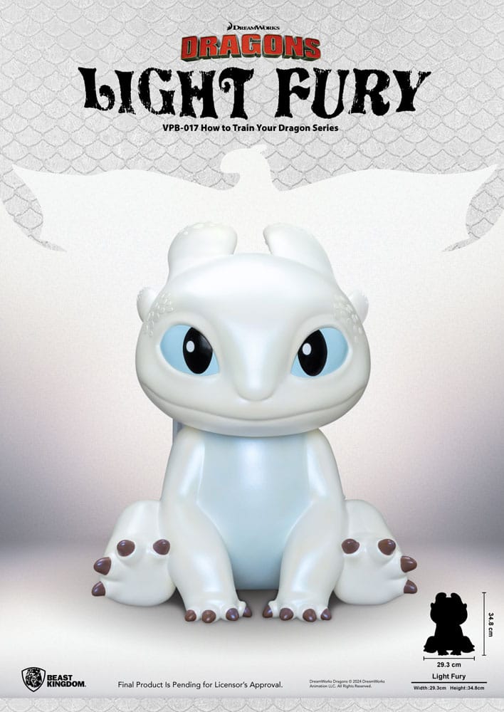 Dragons tirelire Funktional Figure Light Fury 35 cm