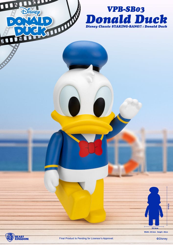 Disney Syaking Bang tirelire vinyle Mickey and Friends Donald Duck 53 cm