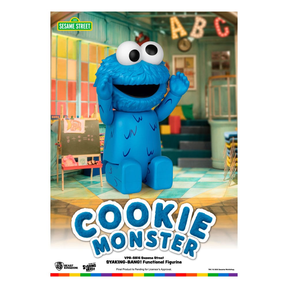 Sesame Street Syaking Bang Series tirelire en PVC Cookie Monster 47 cm