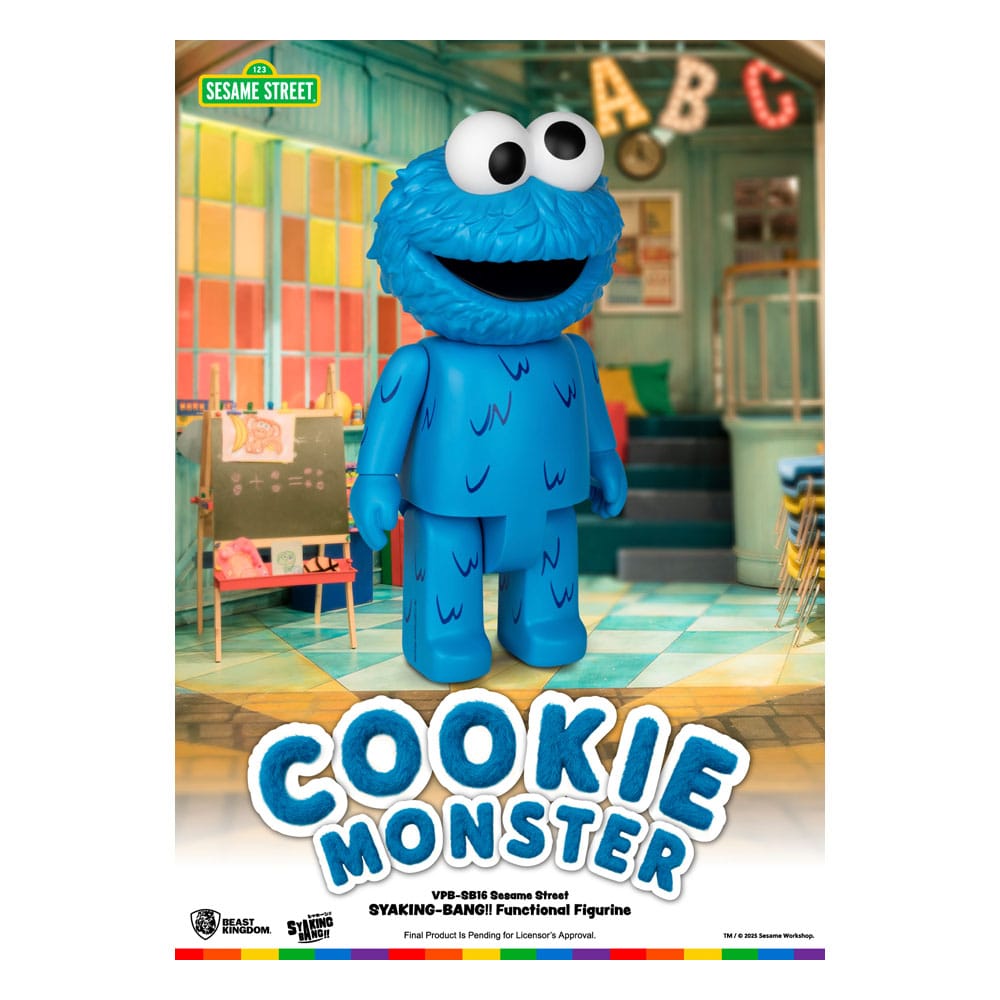 Sesame Street Syaking Bang Series tirelire en PVC Cookie Monster 47 cm