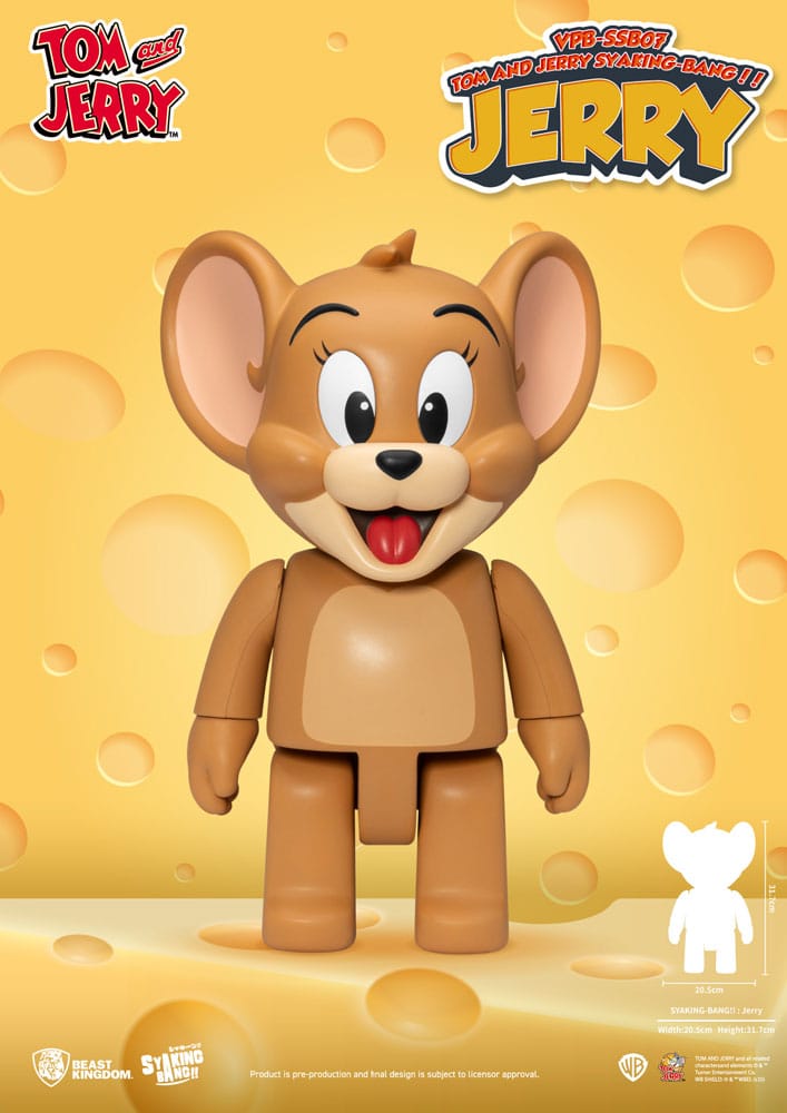 Tom & Jerry Syaking Bang Figurine en PVC Jerry 30 cm