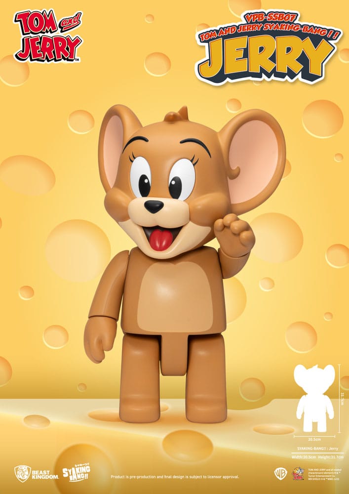 Tom & Jerry Syaking Bang Figurine en PVC Jerry 30 cm