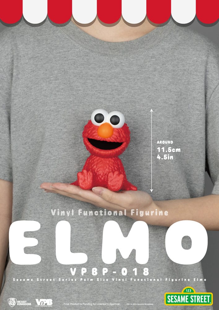 Sesame Street Piggy Bank tirelire Elmo 12 cm