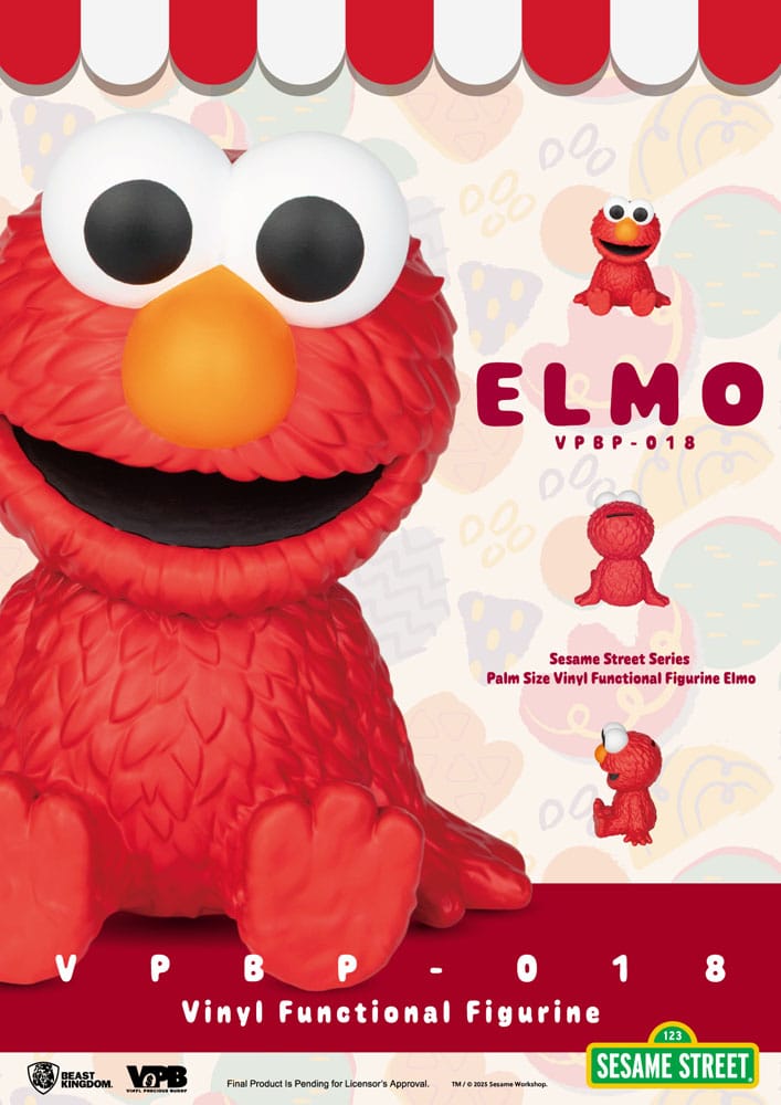 Sesame Street Piggy Bank tirelire Elmo 12 cm