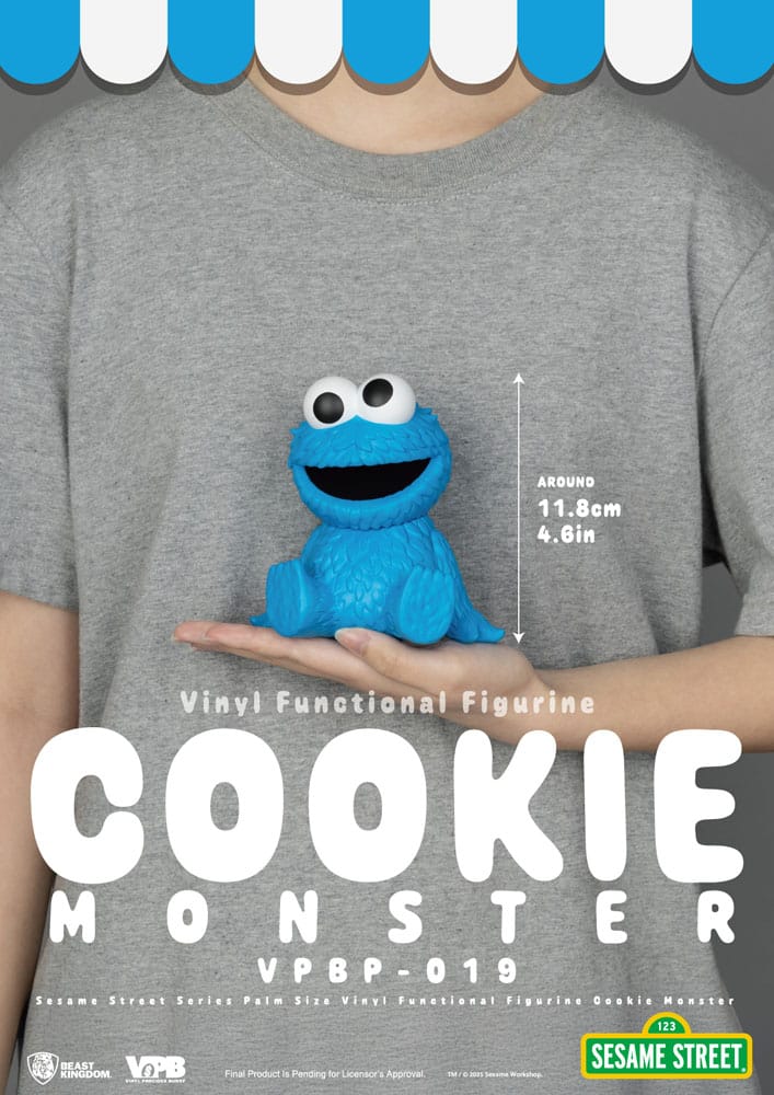 Sesame Street Piggy Bank tirelire Cookie Monster 12 cm