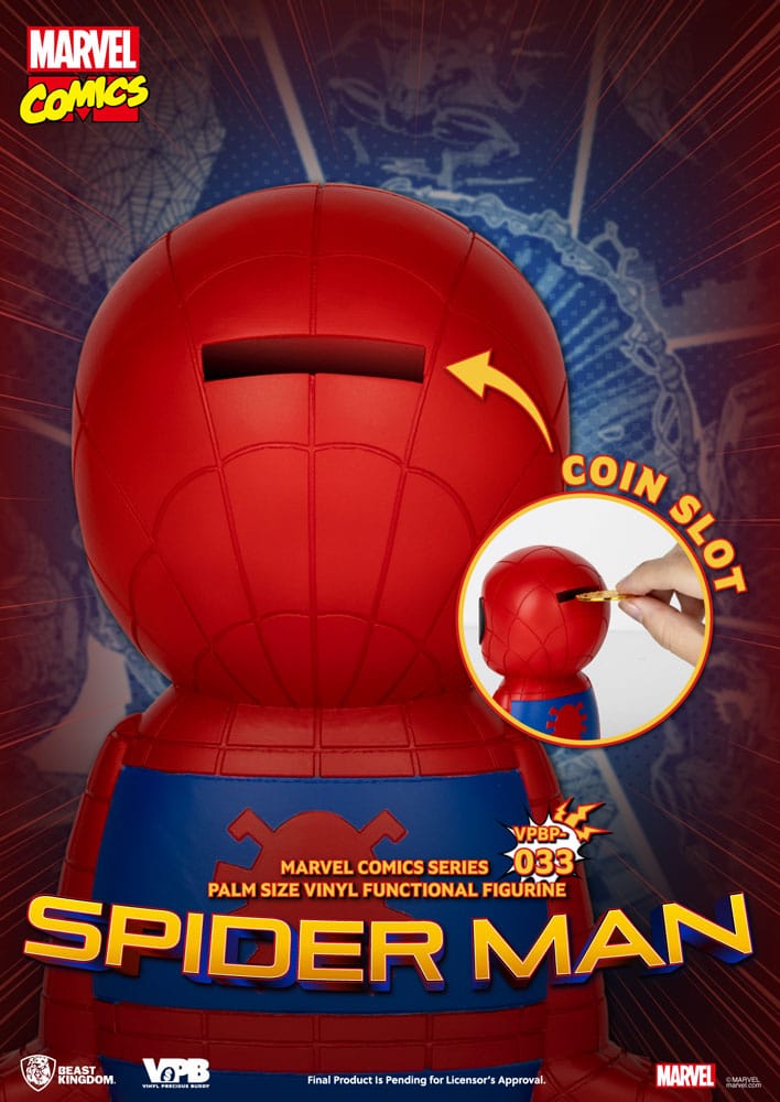 Classic Marvel Comics Piggy Bank tirelire Spiderman 12 cm