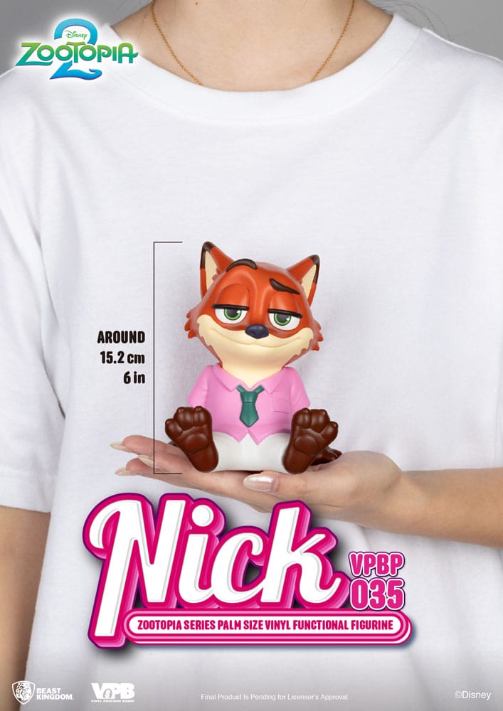 Zootopie Piggy Bank tirelire Nick 15 cm