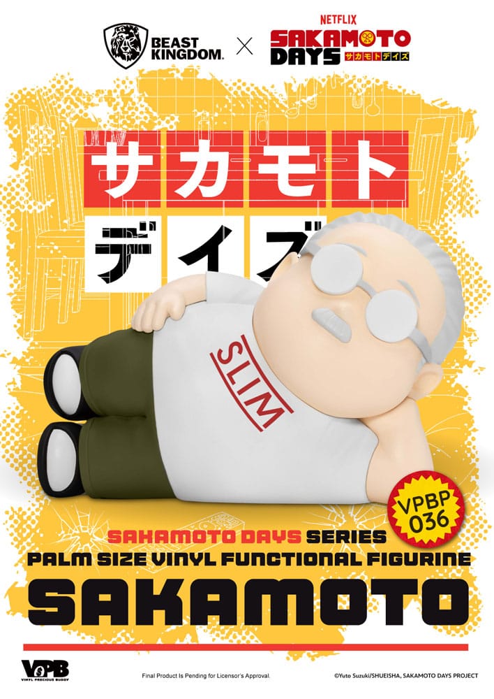 Sakamoto Days Piggy Bank tirelire Taro Sakamoto 14 cm