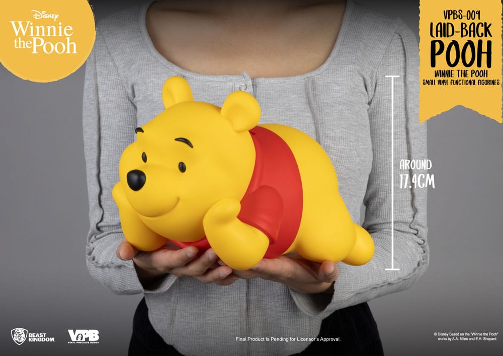 Winnie The Pooh Small Vinyl Piggy Bank tirelire Décontracté Winnie 26 cm