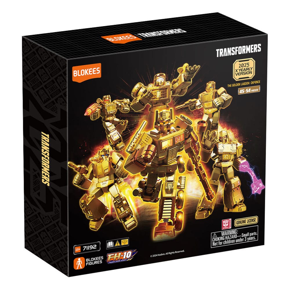 Transformers X assortiment figurines Plastic Model Kit Blokees Yearly Version 02 The Golden Lagoon Defence (6)