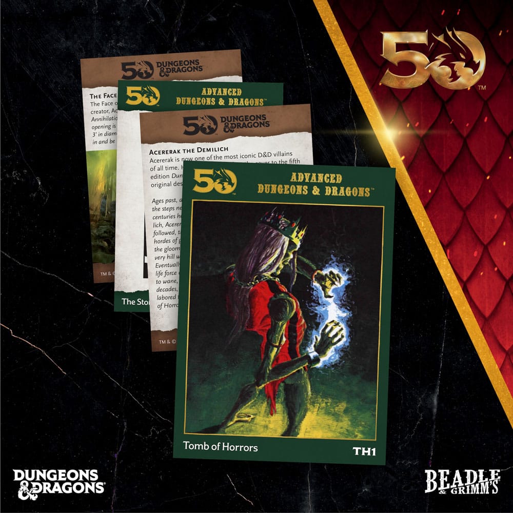 Dungeons & Dragons pack dés Classic Module Tomb of Horrors (7)