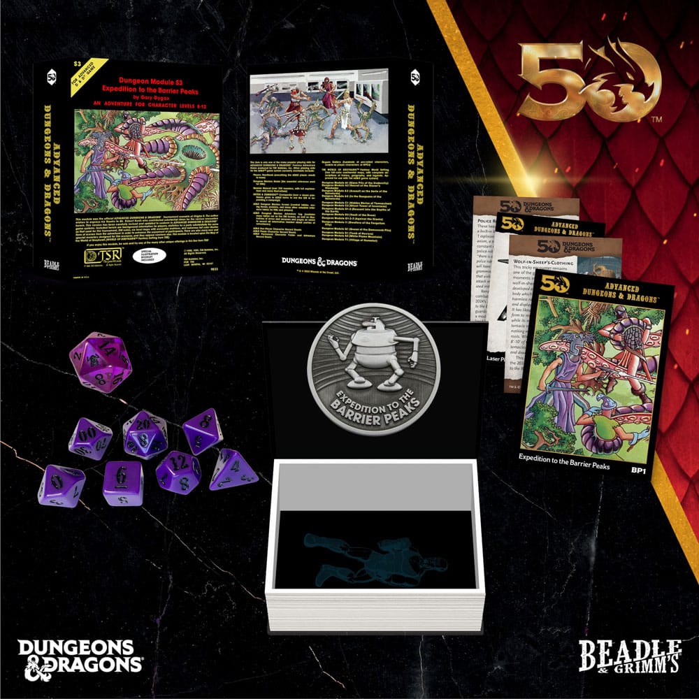 Dungeons & Dragons pack dés Classic Module Journey to the Barrier Peaks (7)