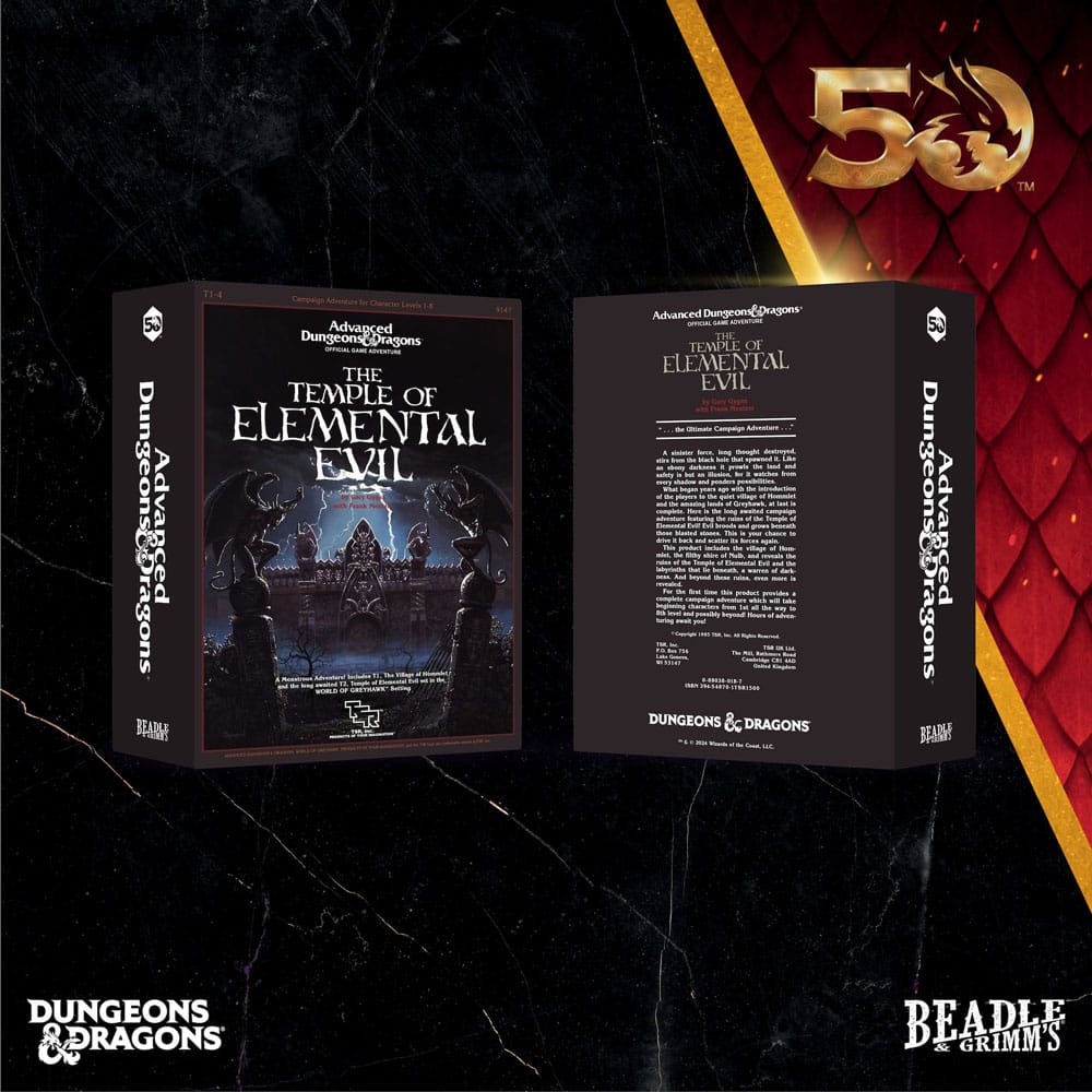 Dungeons & Dragons pack dés Classic Module The Temple of Elemental Evil (7)