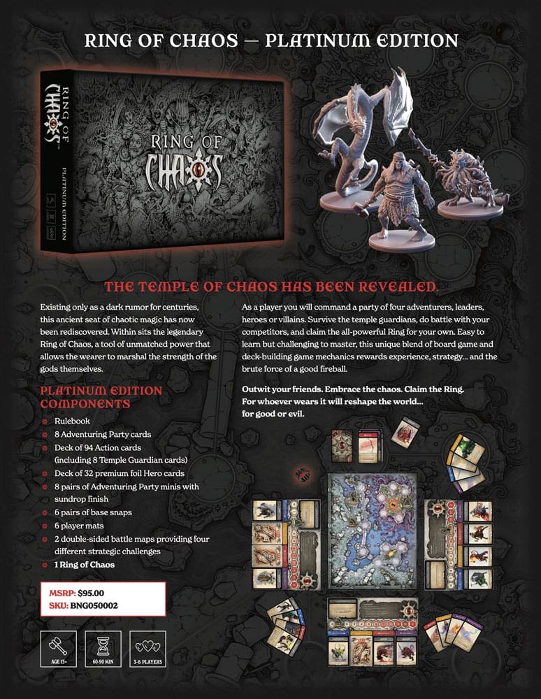 Ring of Chaos Table Top Role Playing Game jeu de plateau Platinum Edition *ANGLAIS*