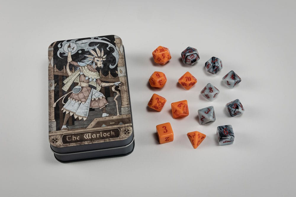 Pack dés Character Class Classic RPG Warlock (14)