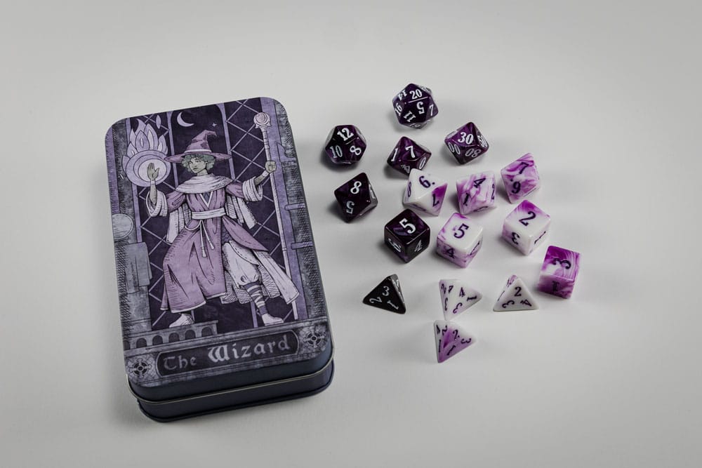 Pack dés Character Class Classic RPG Wizard (14)