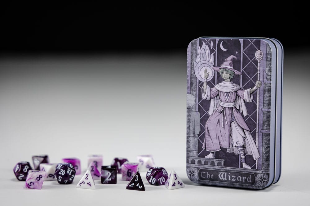 Pack dés Character Class Classic RPG Wizard (14)