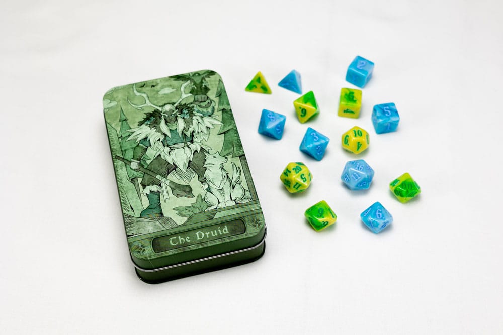 Pack dés Character Class Classic RPG Druid (14)