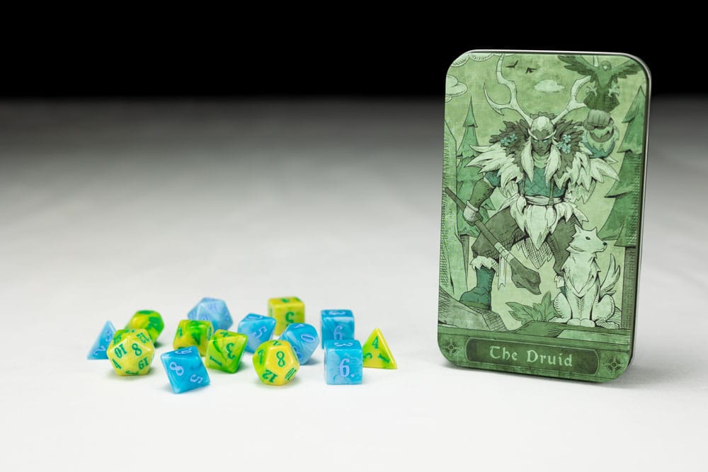 Pack dés Character Class Classic RPG Druid (14)