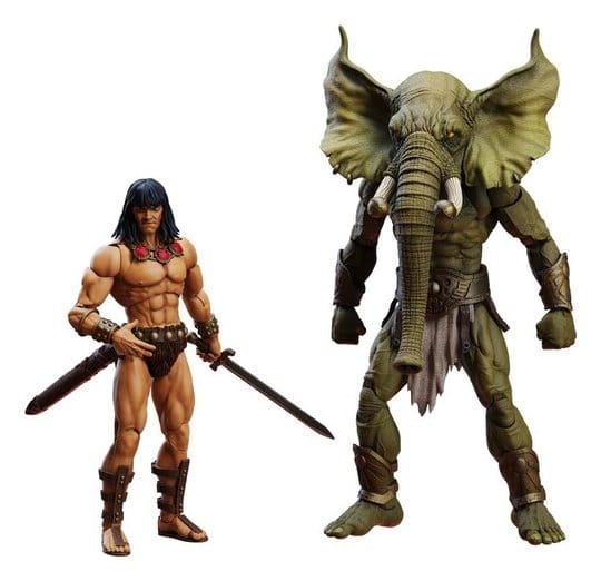 Conan le Barbare Epic H.A.C.K.S. figurines The Tower of the Elephant Set: Young Conan and Yag Kosha