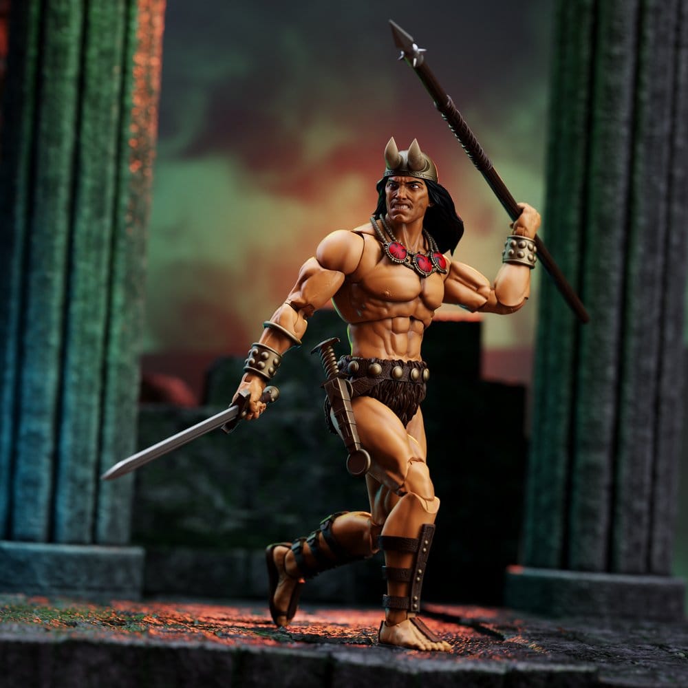 Conan le Barbare Epic H.A.C.K.S. figurines The Tower of the Elephant Set: Young Conan and Yag Kosha