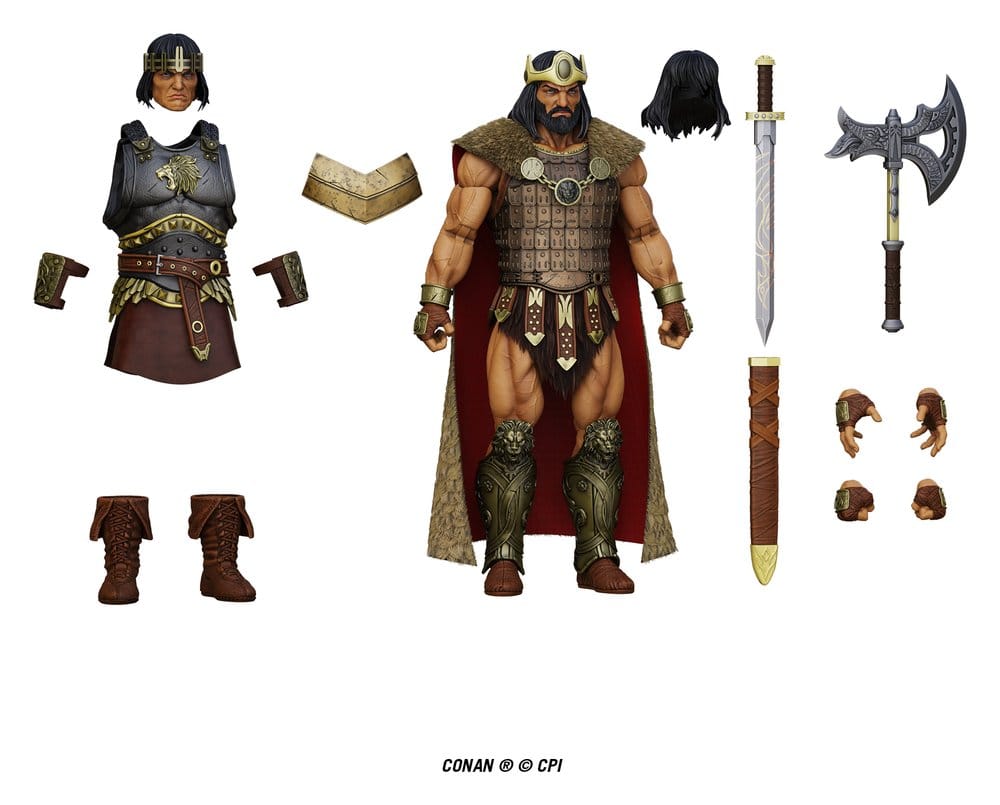 Conan Epic H.A.C.K.S. figurine 1/12 King Conan: Ruler of Aquilonia