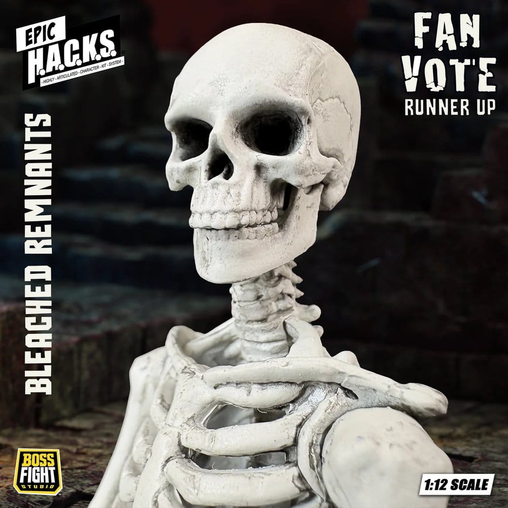 EPIC H.A.C.K.S. figurine 1/12 Skeleton Blank Bleached Remnants