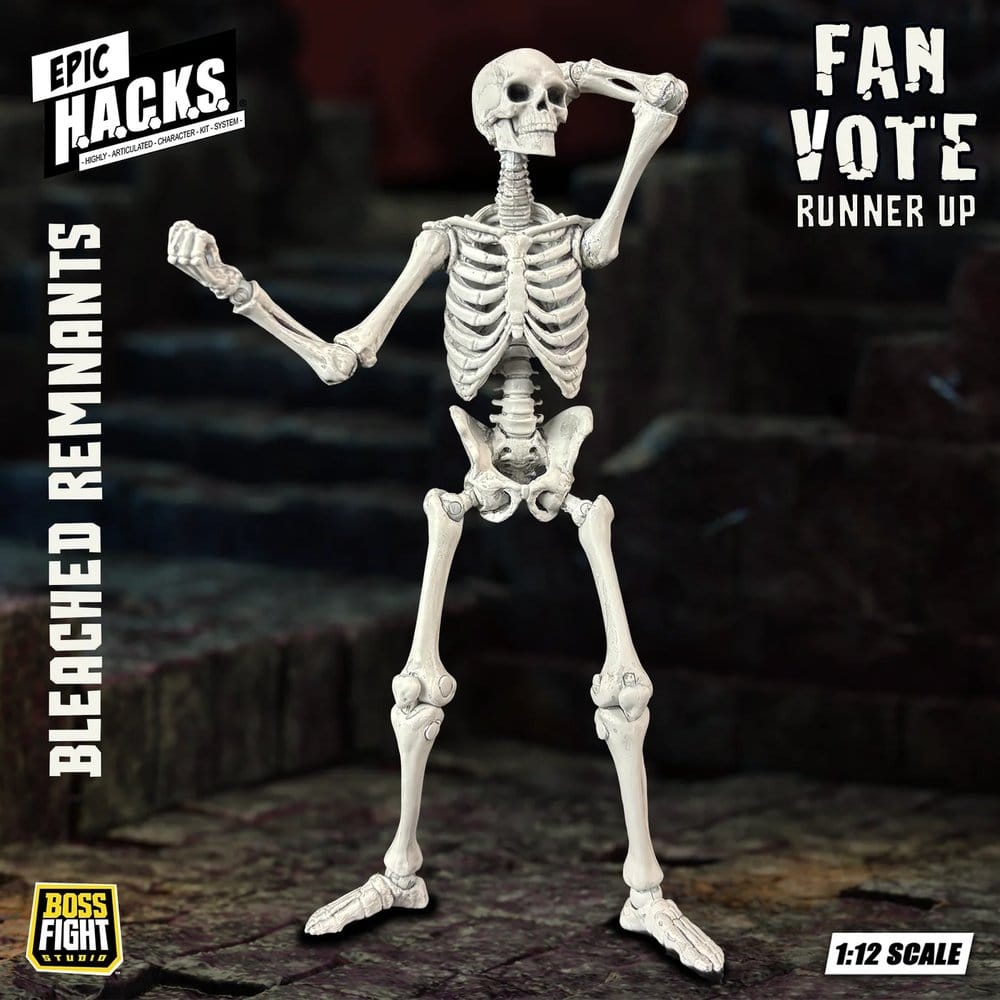 EPIC H.A.C.K.S. figurine 1/12 Skeleton Blank Bleached Remnants