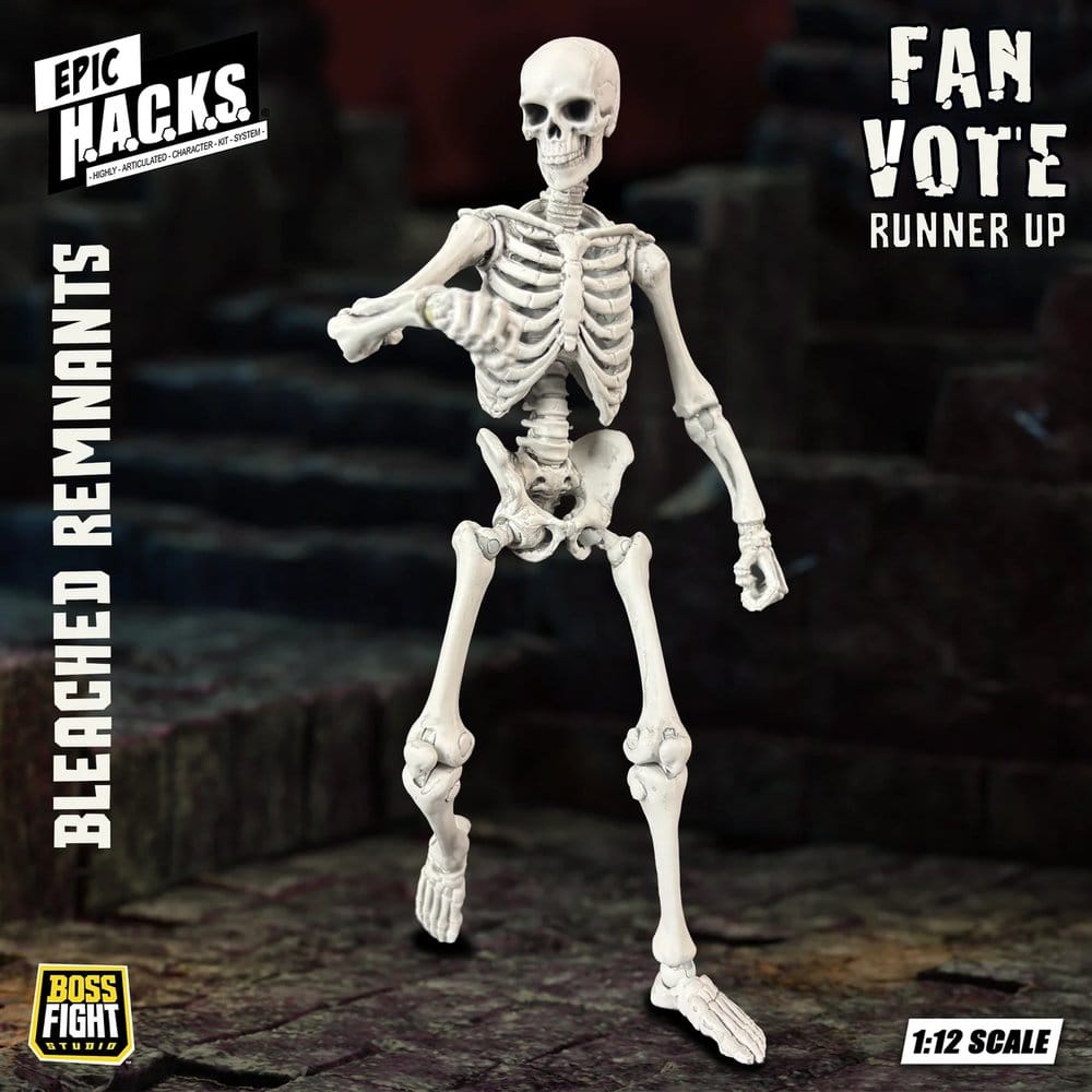 EPIC H.A.C.K.S. figurine 1/12 Skeleton Blank Bleached Remnants