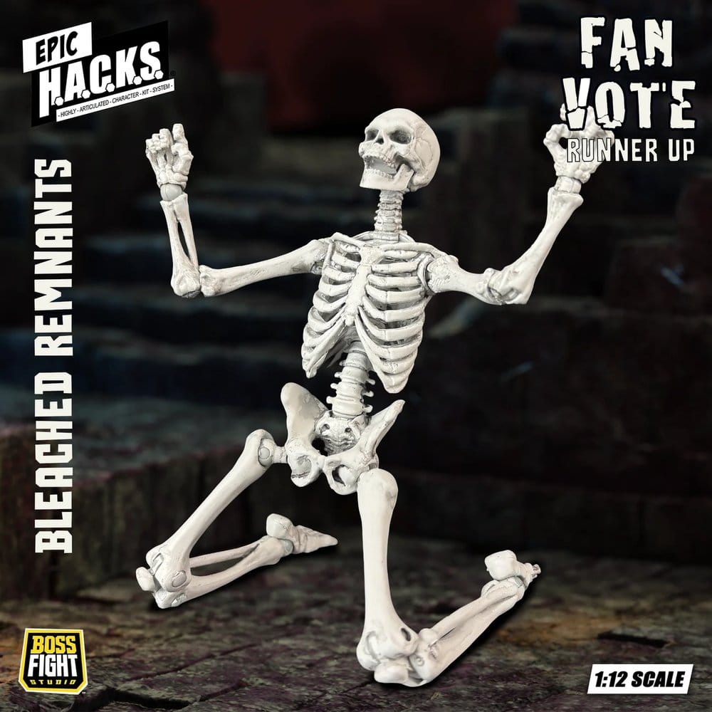 EPIC H.A.C.K.S. figurine 1/12 Skeleton Blank Bleached Remnants