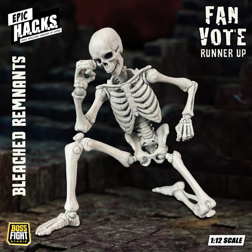 EPIC H.A.C.K.S. figurine 1/12 Skeleton Blank Bleached Remnants