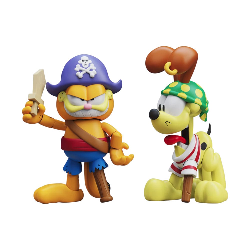 Garfield  pack 2 figurines Pirate Garfield and Pirate Odie