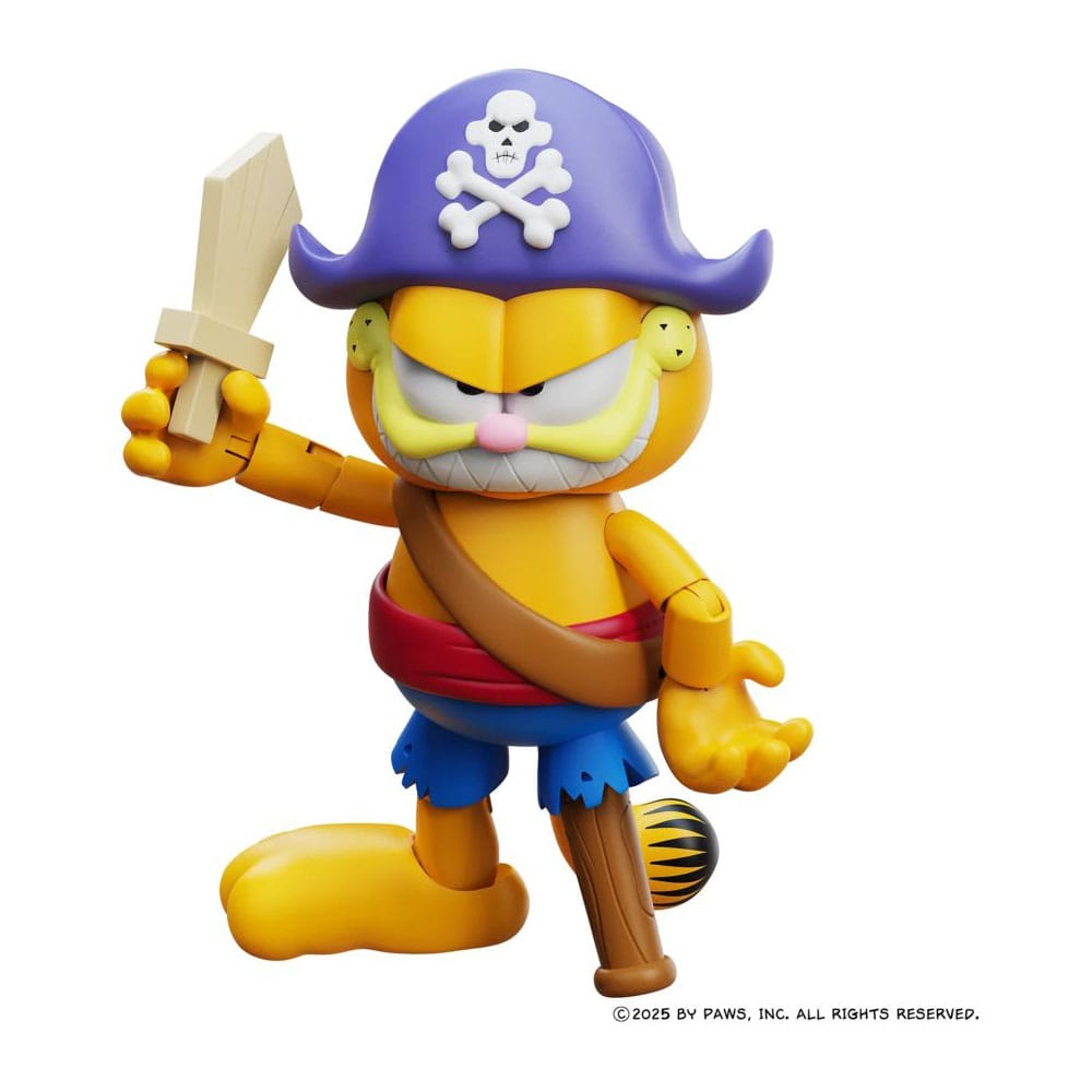 Garfield  pack 2 figurines Pirate Garfield and Pirate Odie