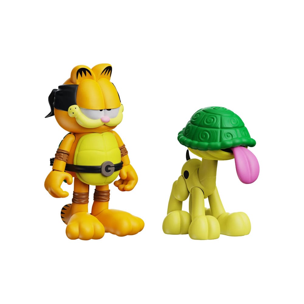 Garfield  pack 2 figurines Garfello and Sidekick Odie