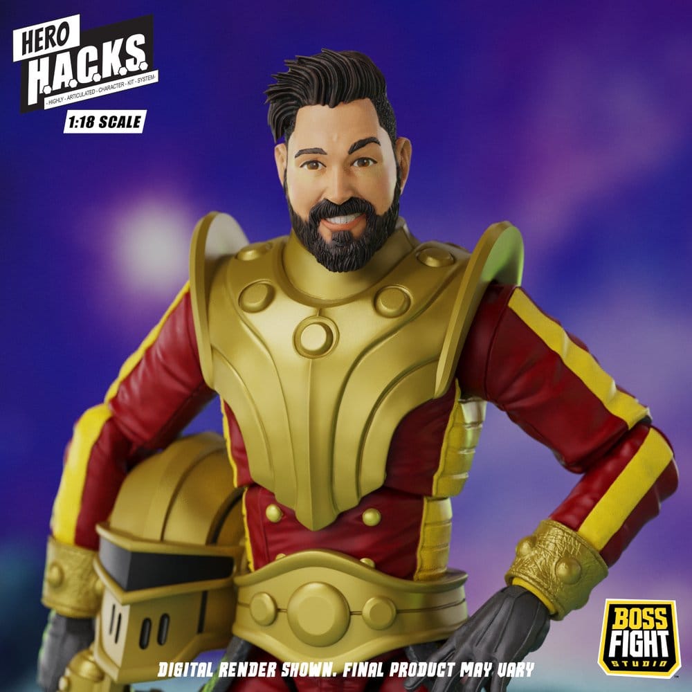 Hero H.A.C.K.S. Core figurine 1/18 Heroes and Villains Wave 1 Stellar Guard: Cosmic Defender of Accord