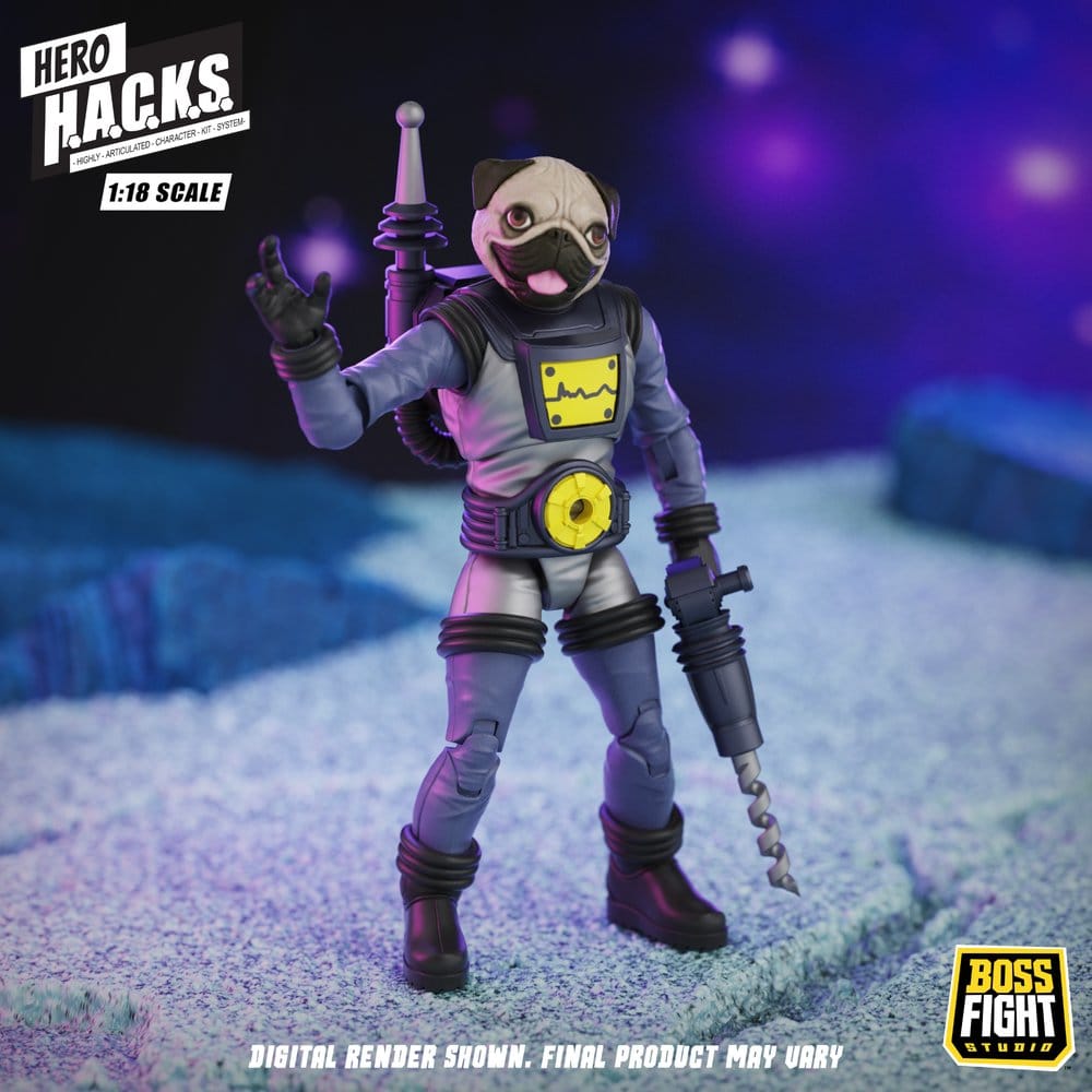 Hero H.A.C.K.S. Core figurine 1/18 Heroes and Villains Wave 1 Zarko Resources Inc.: Galactic Prospectors