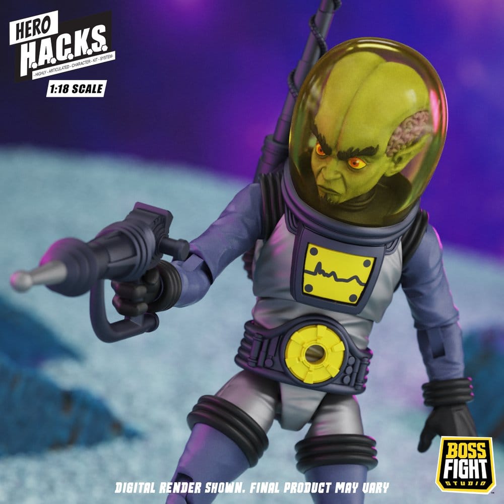 Hero H.A.C.K.S. Core figurine 1/18 Heroes and Villains Wave 1 Zarko Resources Inc.: Galactic Prospectors