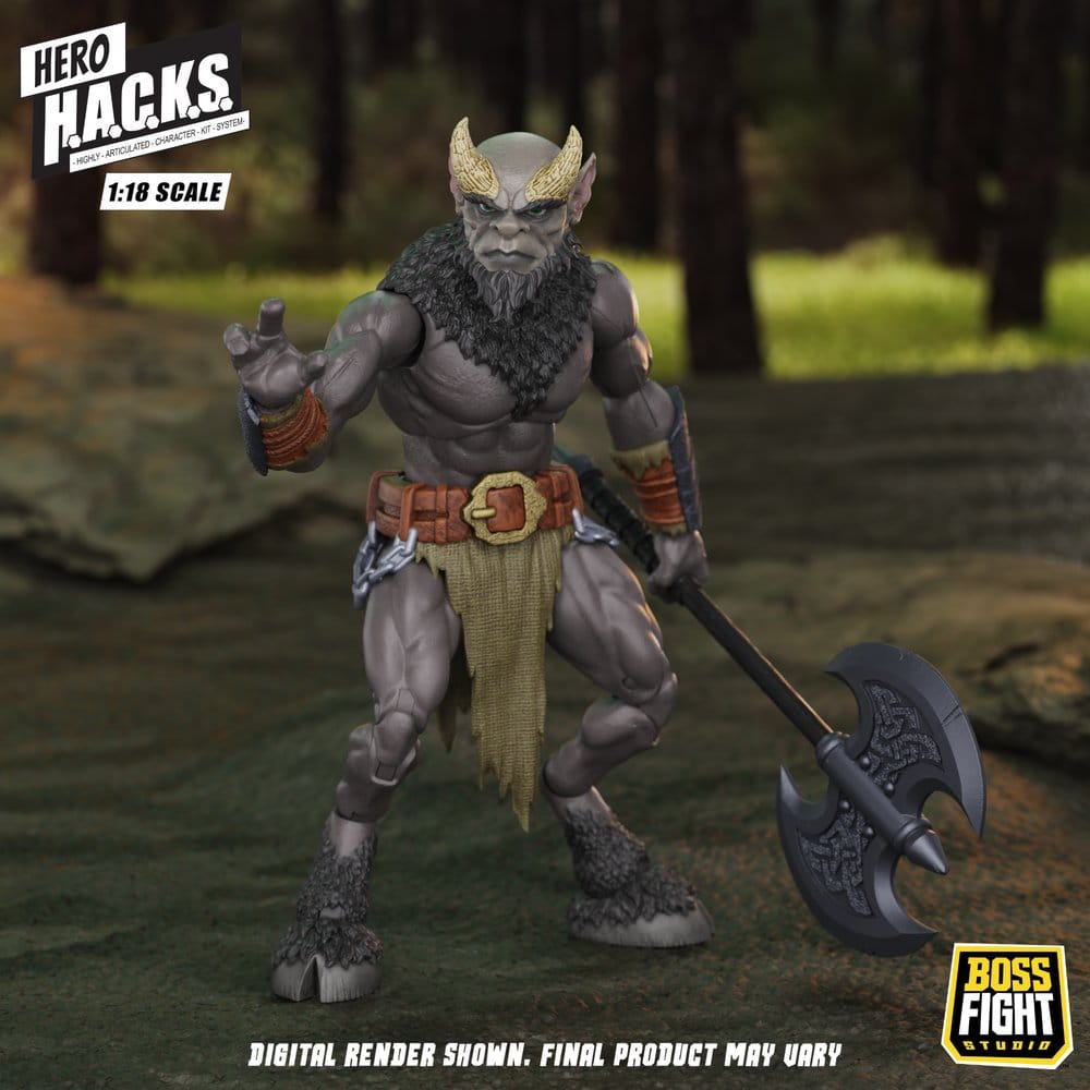Hero H.A.C.K.S. Core figurine 1/18 Heroes and Villains Wave 1 Minos Auroxos: Labyrinthian Warrior