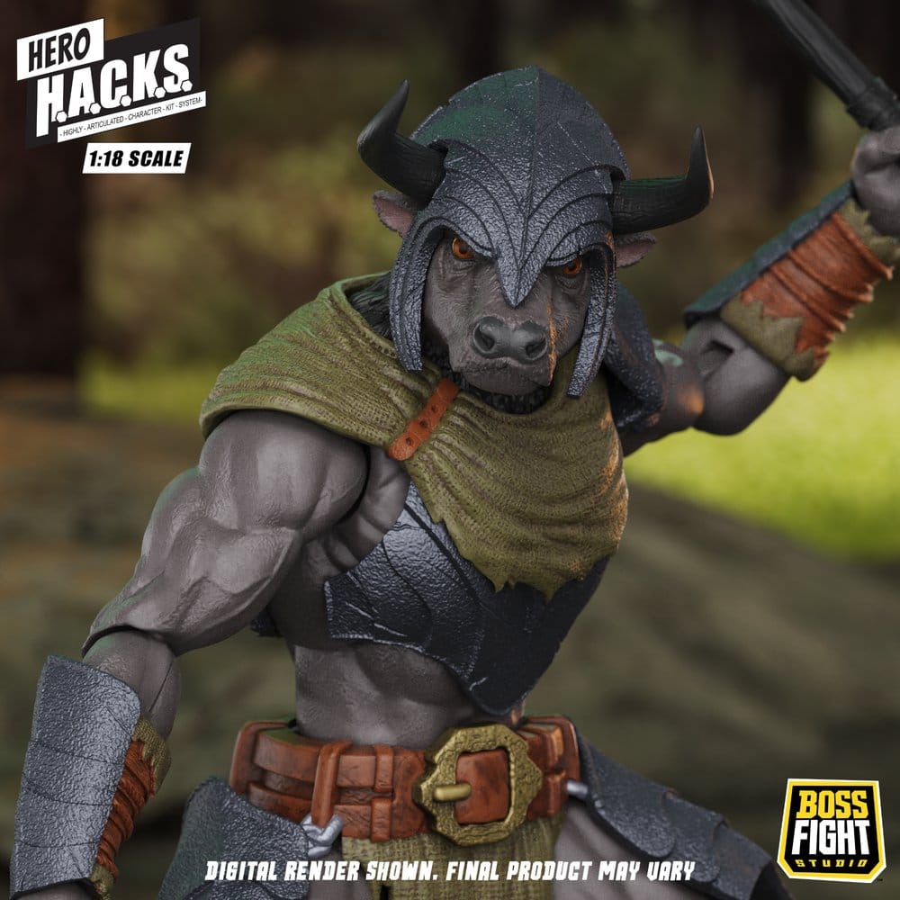 Hero H.A.C.K.S. Core figurine 1/18 Heroes and Villains Wave 1 Minos Auroxos: Labyrinthian Warrior