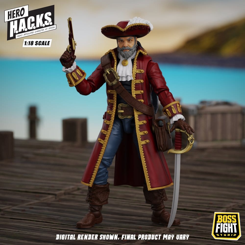 Hero H.A.C.K.S. Core figurine 1/18 Heroes and Villains Wave 1 John Bradford: Captain of the Temporal Voyager