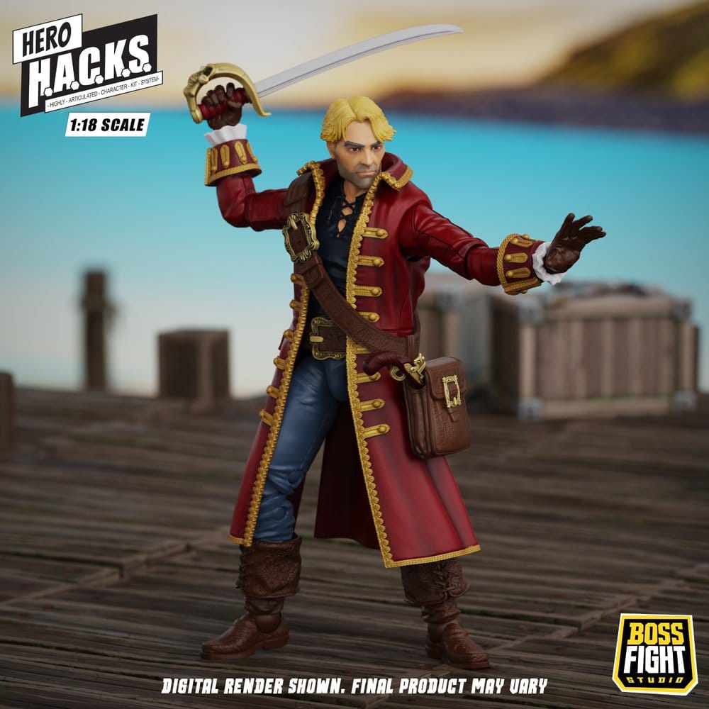 Hero H.A.C.K.S. Core figurine 1/18 Heroes and Villains Wave 1 John Bradford: Captain of the Temporal Voyager