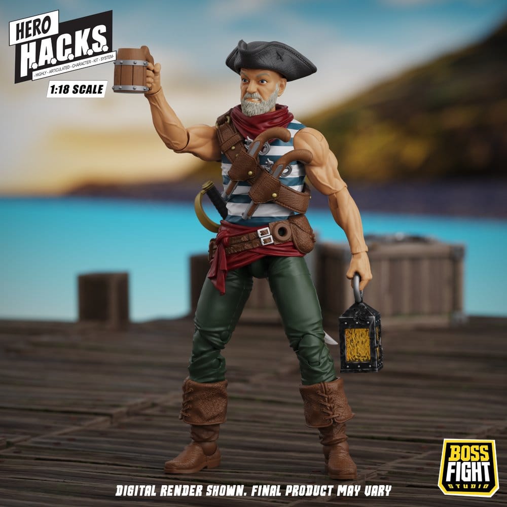 Hero H.A.C.K.S. Core figurine 1/18 Heroes and Villains Wave 1 Daniel Wright: Pirate Quartermaster