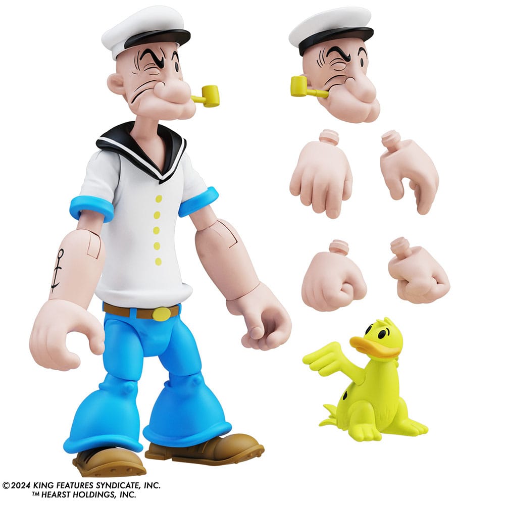 Popeye figurine Wave 03 Popeye 1st Appearance White Shirt
