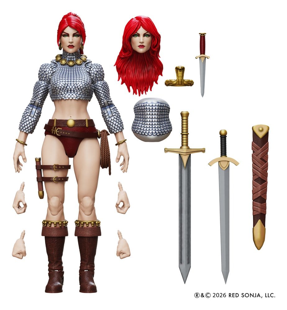 Red Sonja Epic H.A.C.K.S. figurine 1/12 Scale Immortal Red Sonja