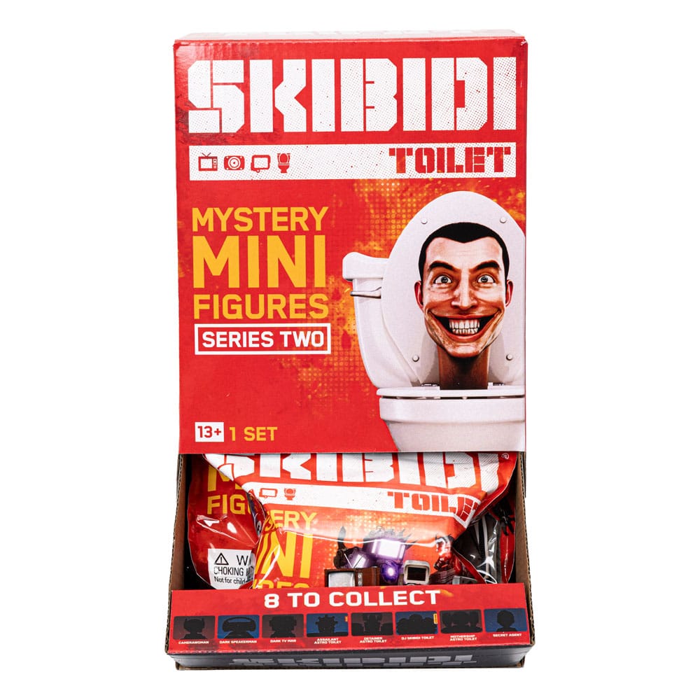 Skibidi Toilet présentoir mini-figurines Series 2 6 cm (24)