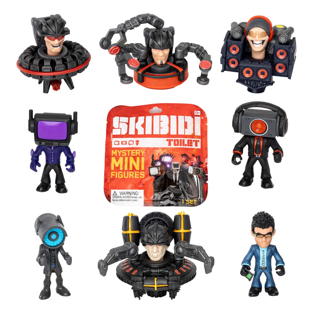 Skibidi Toilet présentoir mini-figurines Series 2 6 cm (24)