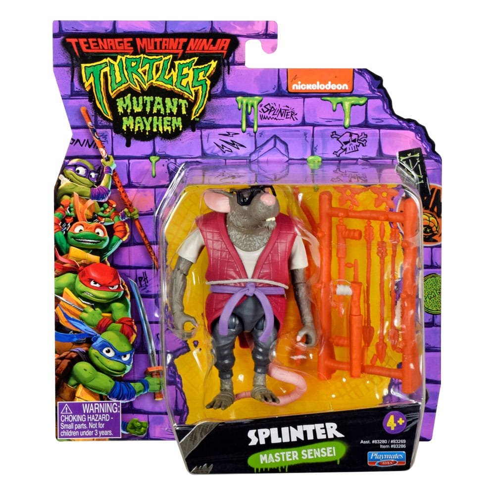 Tortues Ninja: Mutant Mayhem figurine Splinter 10 cm
