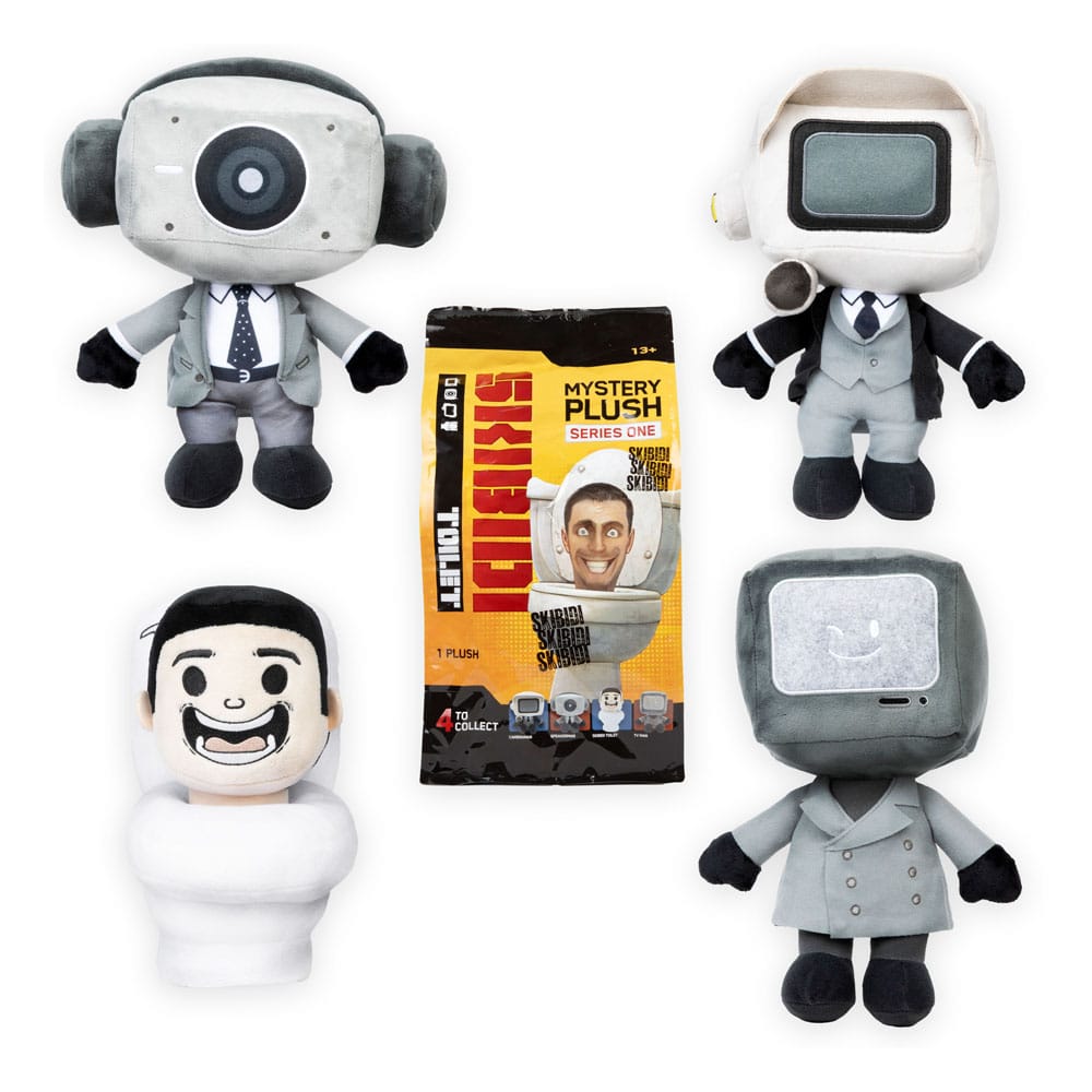 Skibidi Toilet peluche présentoir Mystery Blind Bag (2)