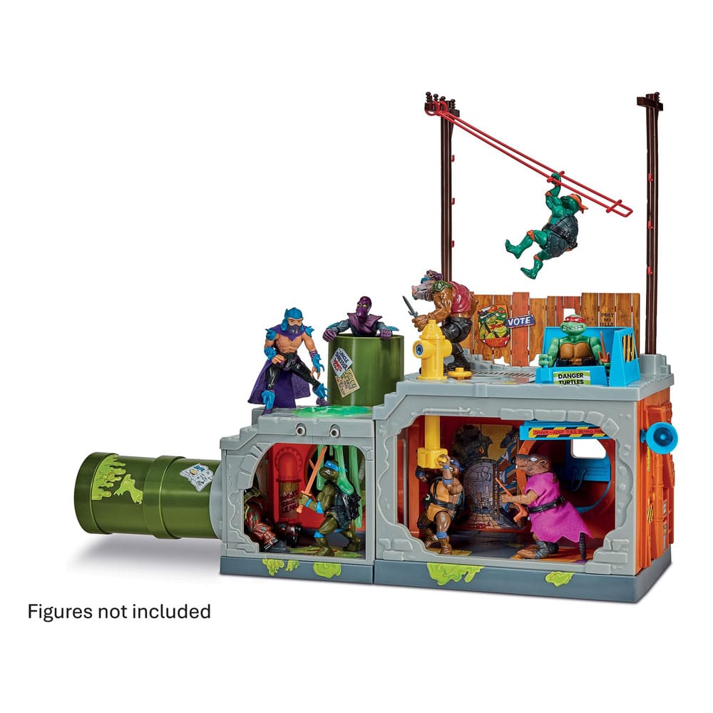 Les Tortues Ninja bâtiment Secret Sewer Lid Playset Mutant Module heo EU Exclusive 30 cm