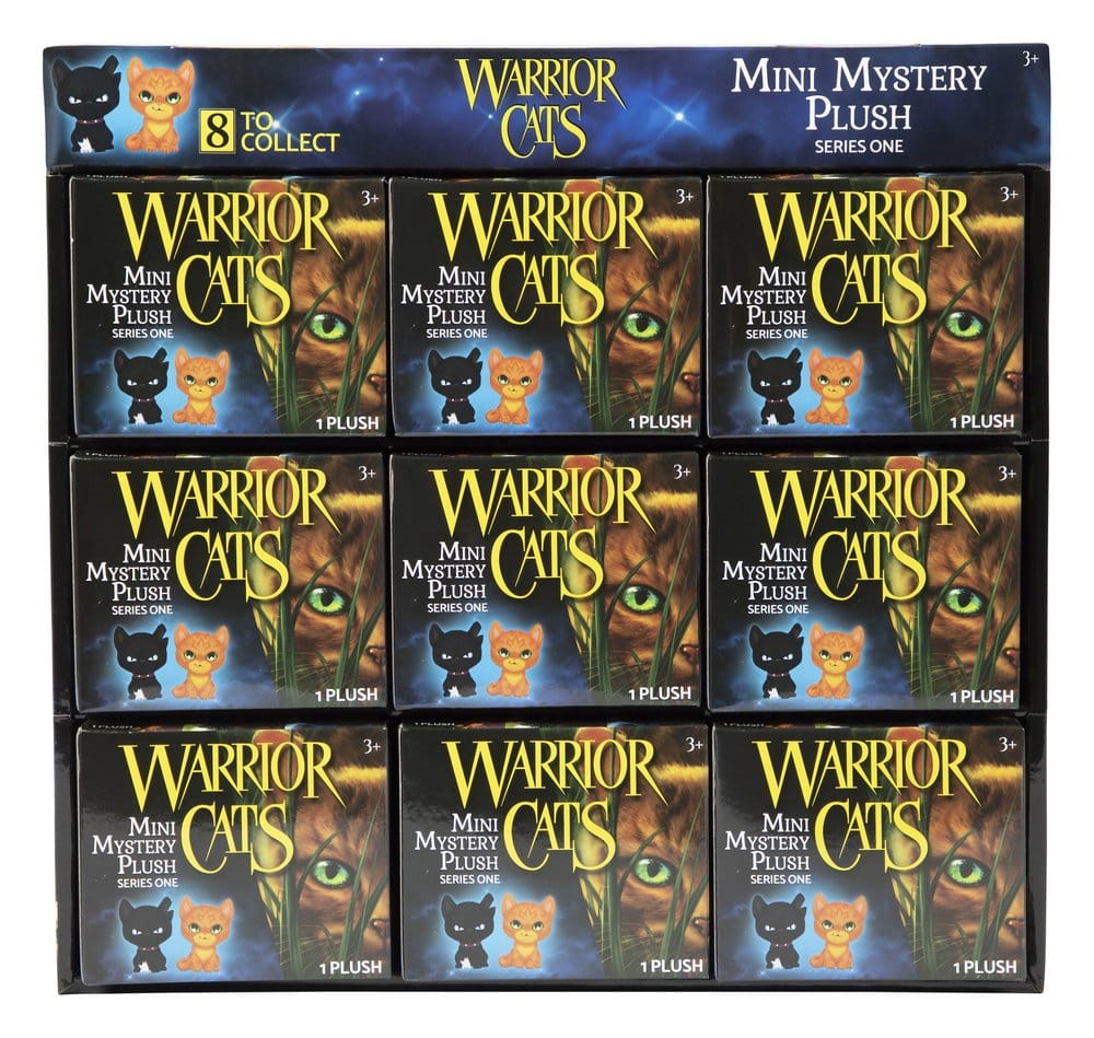 Warrior Cats peluche présentoir Blind Box Mini Mystery Plush Series 1 15 cm (9)